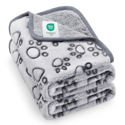 luciphia 1 Pack 2 Flauschige warme Hundedecke Katzendecke,kuscheldecke