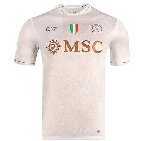 SSC NAPOLI Trikot für Home und Away EA7, offizielles Produkt, Fußballtrikot 2025/2026