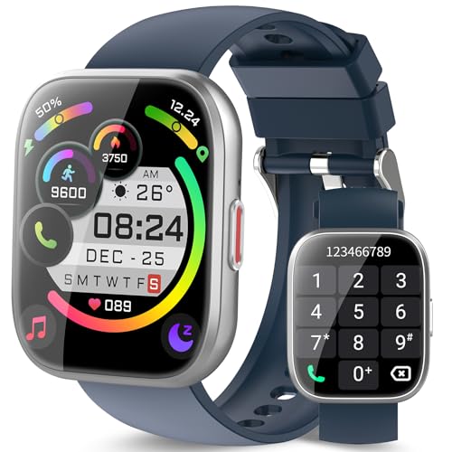 aycy Smartwatch Damen Herren, Fitnessuhr Damen mit Telefonfunktion 1.85