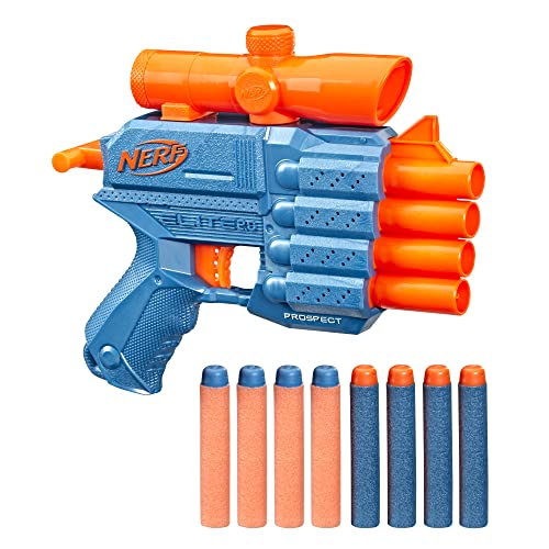 NERF Elite 2.0 Commander RD-6 Blaster, 12 Darts, 6-Dart Rotationstrommel, Tactical Rail Steckschienen, Befestigungspunkte, Mehrfarbig, 6.7 x 36.2 x 24.1 cm, für Jungen und Mädchen