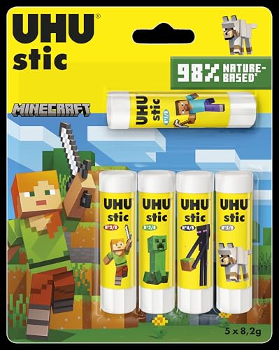 UHU stic Glue Stick BTS 2025 minecraft 5 x 8.2 g