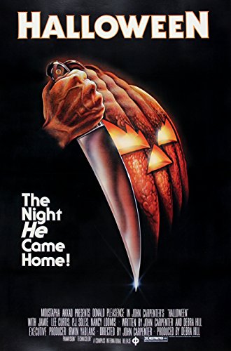 Peels4u Filmposter, Motiv: Halloween 1978, Vintage-Slasher-Horror-Film, A3, A4 (A4)