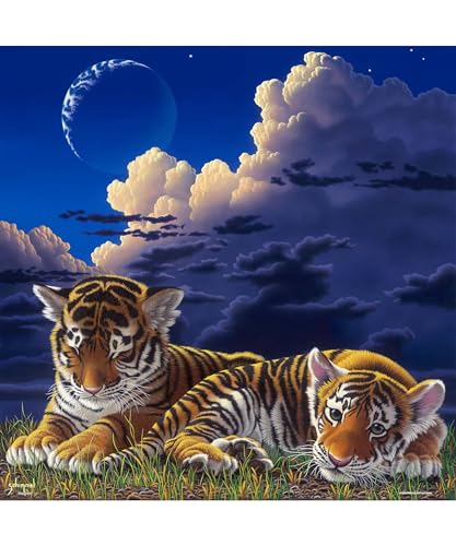 PieceRelax PieceClicks 750 Teile Puzzle für Erwachsene - Schim Schimmel - In Mother’s Arms - 47,6 x 47,6 cm | Geschenkidee zu Weihnachten & Geburtstag [U1065]