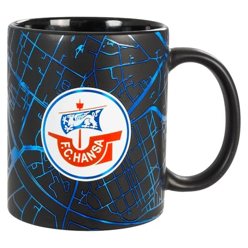 F.C. Hansa Rostock Tasse Becher Kaffeetasse ** Metallic **