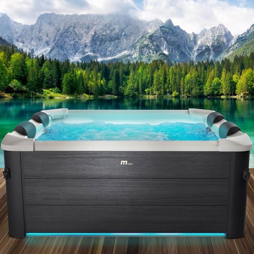 BRAST Whirlpool MSpa Oslo | 160x160x65cm | 6 Personen | Feste Außenwand