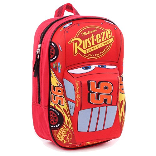 Disney 760-8462 Piston Cup Champion Cars Lightning McQueen 3D Effekt Rucksack, 31 cm