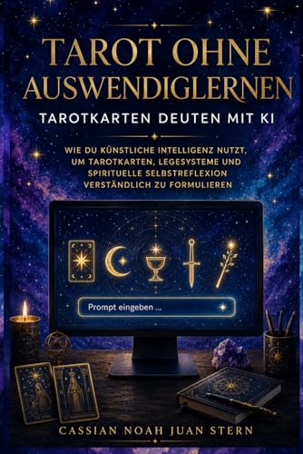 Tarot ohne Auswendiglernen Tarotkarten deuten mit KI: Wie du künstliche Intelligenz nutzt, um Tarotkarten, Legesysteme und spirituelle Selbstreflexion ... zu formulieren (KI für moderne Esoteriker)
