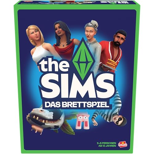 Goliath - THE SIMS DAS BRETTSPIEL – Spiel basierend auf den legendären Videospielen – Familienspiel für Kinder ab 12 Jahren – Gesellschaftsspiel für 2 bis 5 Spieler auf Deutsch