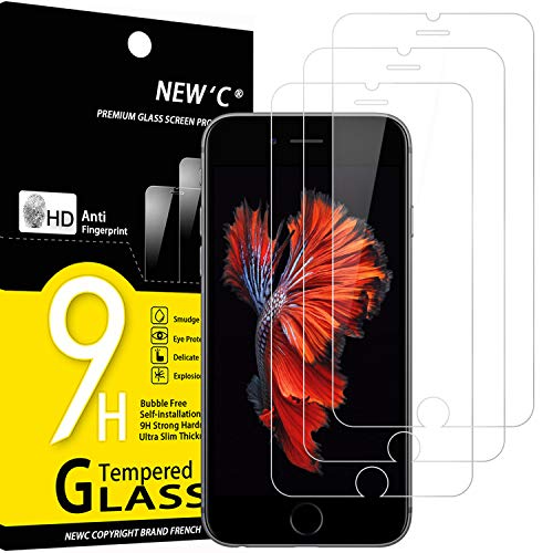 NEW'C Schutzfolie für iPhone 6S, iPhone 6 für Panzerglas