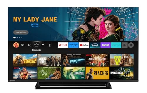 Toshiba 43 Zoll Fernseher Fire TV (4K UHD Smart TV, HDR Dolby Vision, Triple-Tuner, Alexa Built-In, Sound by Onkyo) 43UF3F63DAZ