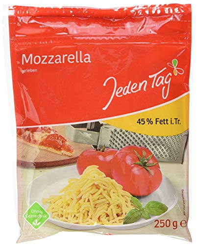 Jeden Tag Mozzarella Gerieben, 250g