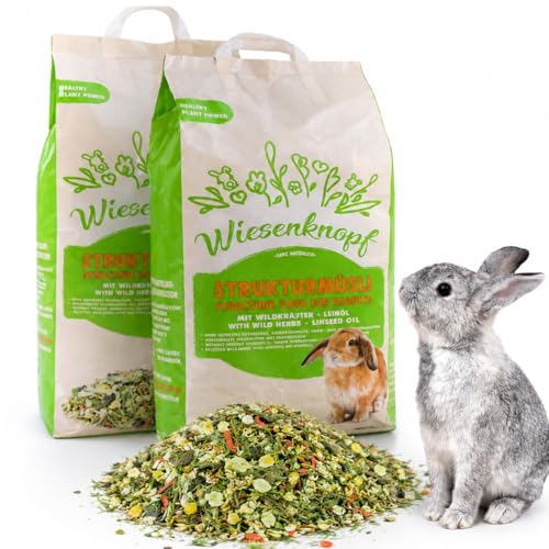 Wiesenknopf Kaninchenfutter Strukturmüsli 15kg