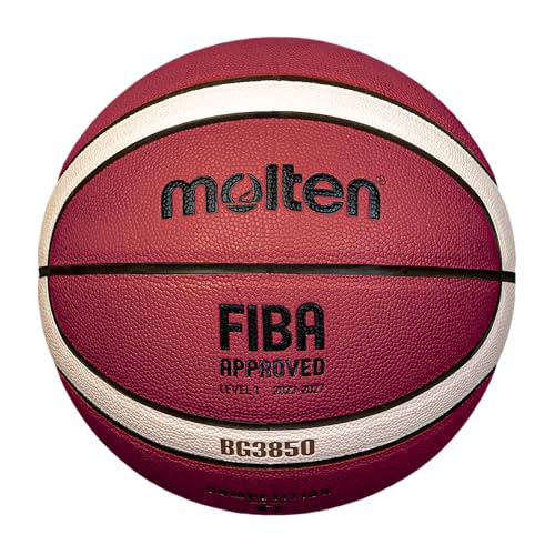 Molten BG3850 Basketbäll, Orange/Ivory, 7