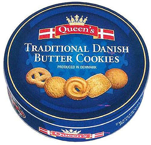 Queen`s Danish Butter Cookies, Traditionelle dänische Butterkekse, 500 g