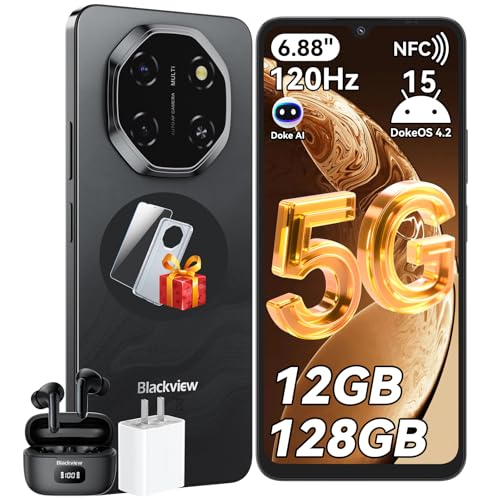 Blackview Shark 6 KI 5 G Handy Ohne Vertrag, 6.88