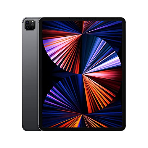 Apple iPad Pro 2021 (12,9-Zoll, Wi-Fi + Zellular, 256GB) - Space Grau (Generalüberholt)