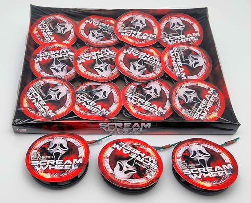 vama 12 Laute Scream Wheel F1 Luftheuler Wirbel Bodenwirbel mit Silberfunken und Crackling für Outdoor