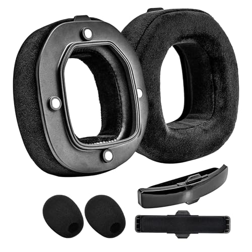 6 er Set A50 Gen 4 Mod Kit, Kühlendes Gel Ohrpolster, Stirnband Ersatz Und Mikrofon Schaumstoff, High Density Noise Cancelling Foam, Ersatz Kopfbügel Ohrpolster Kompatibel Mit Astro A50 Gen 4/5Headset