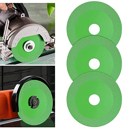Flintronic Diamanttrennscheibe Ø125mm x 15mm, 22.23mm Innere Glasschneidescheibe, Glass Cutting Disc, Diamantsägeblatt für Glas, Keramik, Keramikfliesen (3 Stück)