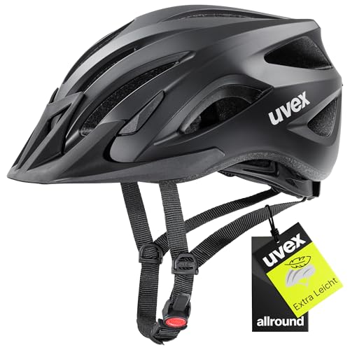 uvex viva 3 - leichter Allround-Helm für Damen und Herren - individuelle Größenanpassung - waschbare Innenausstattung - black matt - 56-62 cm