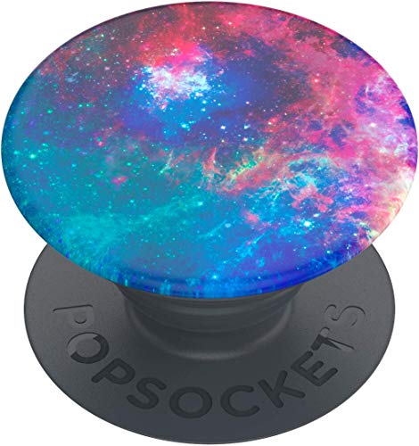 PopSockets: PopGrip Basic - Ausziehbarer Sockel und Griff für Smartphones und Tablets [Top Nicht Austauschbar] - Nebula Ocean