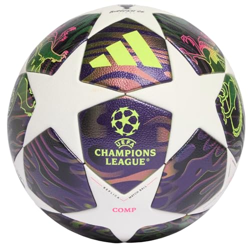 adidas UEFA Champions League Final Competition Replica Ball JX9096, Unisex Footballs, Purple, Size 5