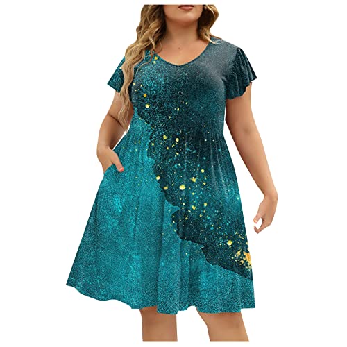 Damen Kleid Italienische Kleider Für Hochzeitsgäste Kleider Große Größen Damen Hochzeit Sommerkleider Guenstig Midi Kleider Groã e Grã¶ã Damen Kleider Damen Hochzeit Kurz Maxikleid Sommer 46 48