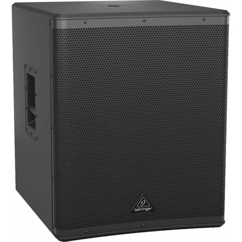 Behringer DR18SUB Aktiv-PA-Subwoofer, 2400 W, 45,7 cm (18 Zoll), mit integrierter Stereo-Frequenzweiche