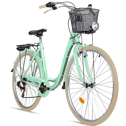 Bergsteiger Florenz 28 Zoll Citybike Damen Retro Hollandrad 7 Gang