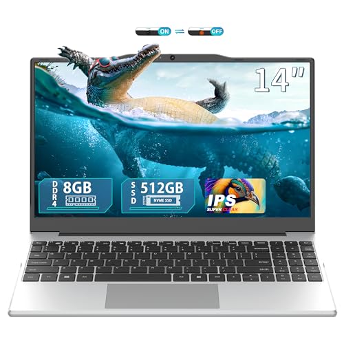 14 Zoll Laptop,256GB NVMe SSD,8GB RAM DDR4 bis zu 32 GB,Celeron N5100