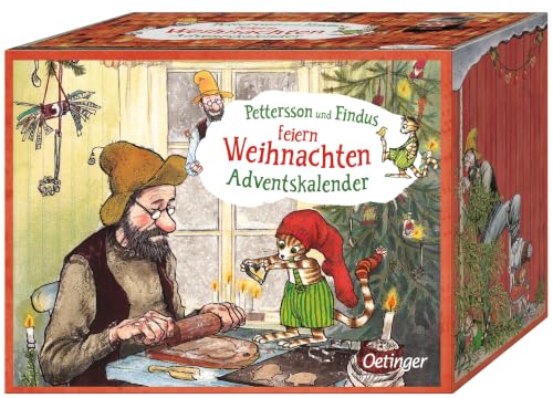 Pettersson und Findus feiern Weihnachten. Adventskalender: Hochwertiger Pettersson und Findus-Adventskalender mit 24 kreativen Ideen für Kinder ab 6 Jahren