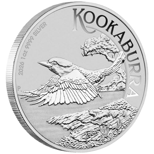 Silbermünze 1 oz Kookaburra 2026 BU Perth Mint 999 Silber Münze