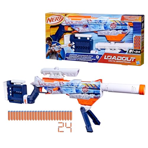 Nerf Loadout Arctic Zerostriker Blaster und N1 Darts
