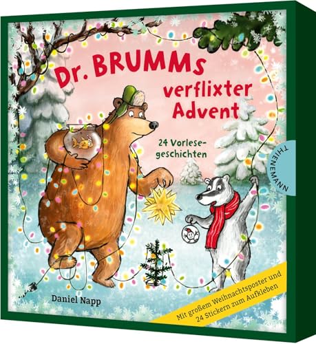 Dr. Brumm: Dr. Brumms verflixter Advent: 24 Vorlesegeschichten | Adventskalender-Box mit Sticker-Poster