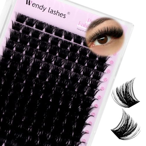 Wimpern Extensions D Curl 200D Cluster Lashes Mixed 10-18mm Natürliche Wimpernverlängerung Wimpern Einzeln Zu Hause(200D-0.07-D-1018)