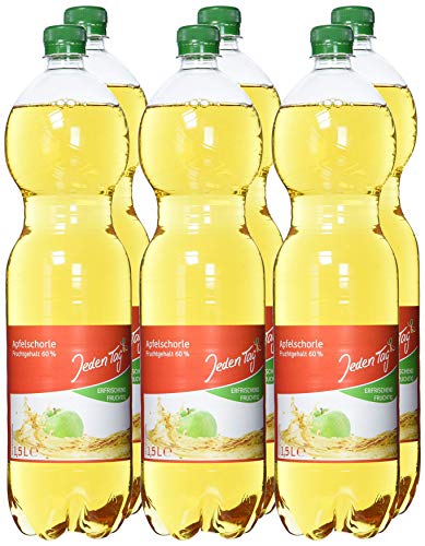 Jeden Tag Apfelschorle EINWEG, 6 x 1.5L