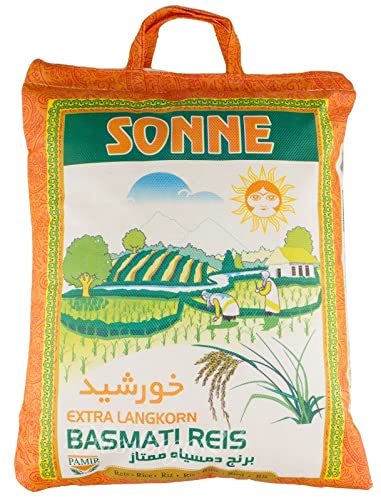 Basmati Reis Sonne Darbari Khorshid 5 Kg Extra Langkorn Reis, Basmati Rice