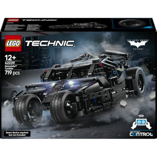 LEGO Technic Batmobile Tumbler 42239 | Spielzeug ab 12 Jahren für Jungen, ferngesteuertes Spielzeugauto mit Lenkung & Scheinwerfern, Fanartikel, Geschenk, 719 Teile