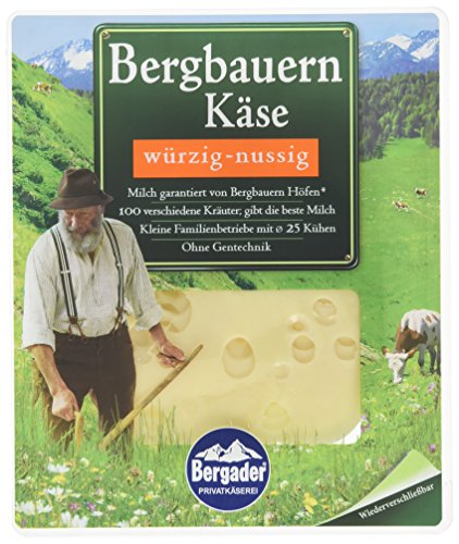 Bergader Bergbauernschnittkäse Würzig-Nussig, 150g
