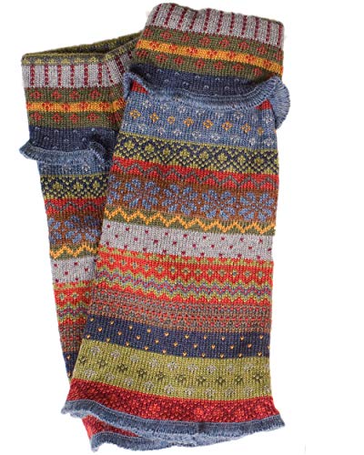 Invero, Merino Armstulpen Bo, 100% Wolle (Jeans)