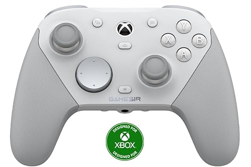 GameSir G7 Pro 1000Hz Controller mit Ladestation für Xbox Series X|S, Xbox One, Windows 10/11 & Android – TMR Joysticks, verstellbare Trigger & 4 programmierbare Tasten – Mech White