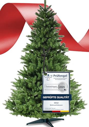 4smile künstlicher Weihnachtsbaum 180 cm – Klassischer Tannenbaum künstlich aus PVC 100% in Grün, Stabiler Ständer, schnelle Montage, nachhaltige Wahl für viele Jahre