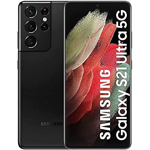 Samsung Galaxy S21 Ultra 5G 128 GB Schwarz Dual SIM (Single Sim+ e-Sim) (Generalüberholt)