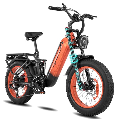 Extrbici Aluminium-Elektrofahrrad 20 Zoll Kommoda 3.0, 250W 25km/h 48V 20Ah 120km, Luftfederung, 7-Gang, 4