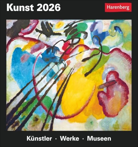 Kunst Tagesabreißkalender 2026 - Kulturkalender - Künstler, Werke, Museen: Kunstvoller Tageskalender 2026 zum Abreißen. Kultur-Kalender mit hochkarätigen Kunstwerken aus Galerien und Museen aller Welt