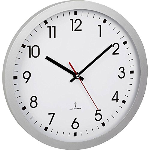 TFA Dostmann Analoge Funk-Wanduhr, 60.3522.02, 30 cm Durchmesser