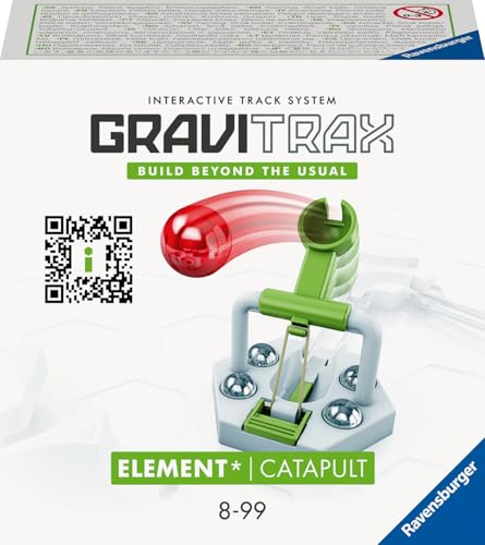 Ravensburger GraviTrax Element Catapult 22411 - GraviTrax Erweiterung für Deine Kugelbahn - Murmelbahn und Konstruktionsspielzeug ab 8 Jahren, GraviTrax Zubehör kombinierbar mit Allen Produkten