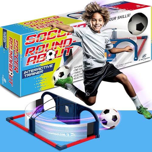 E-Jet Fußball Spielzeug für 6 7 8 9 10 Jahren, Sportspaß für Garten Indoor Outdoor, Fußball-Übungen Spiele | Geschenke für Jungen Mädchen