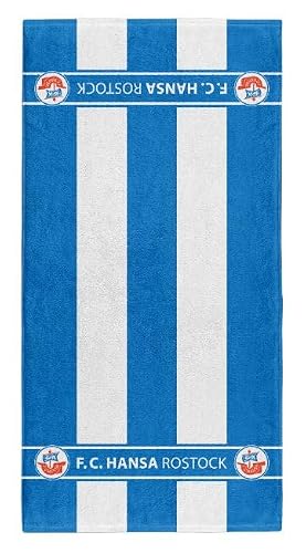Hansa Rostock F.C Badetuch „Blockstreifen 70 x 180 cm
