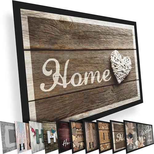 Valia Home Fußmatte 40x60 cm – Schmutzfangmatte für Innen & Außen, rutschfest mit hoher Saugkraft – vielseitige Designs, ideal für Haustür, Eingangsbereich, Flur & Balkon